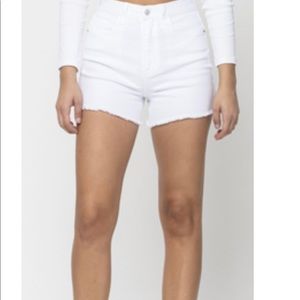 Brand New High Rise white shorts